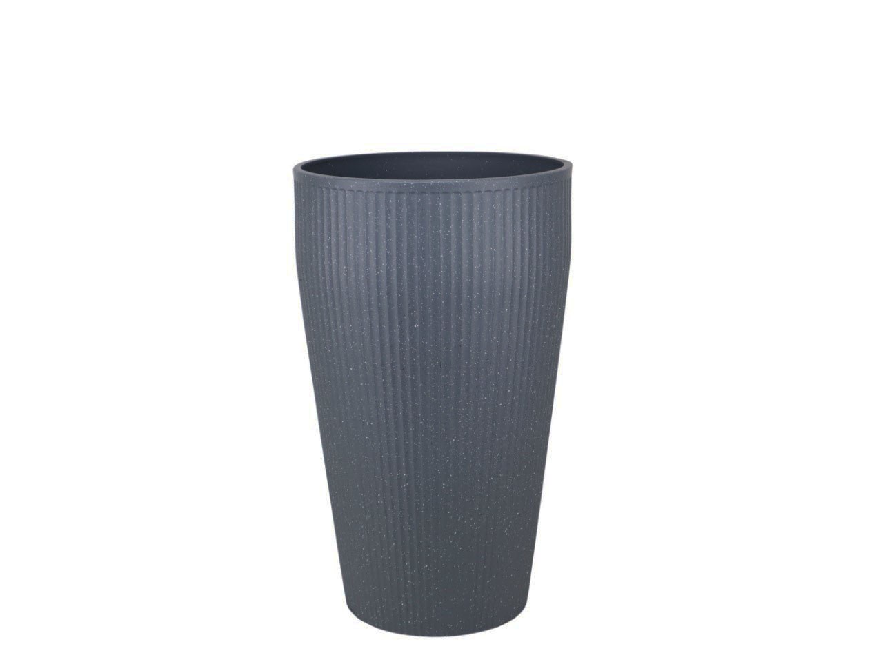 Pflanztopf hoch Kunststoff anthrazit D35xH58cm