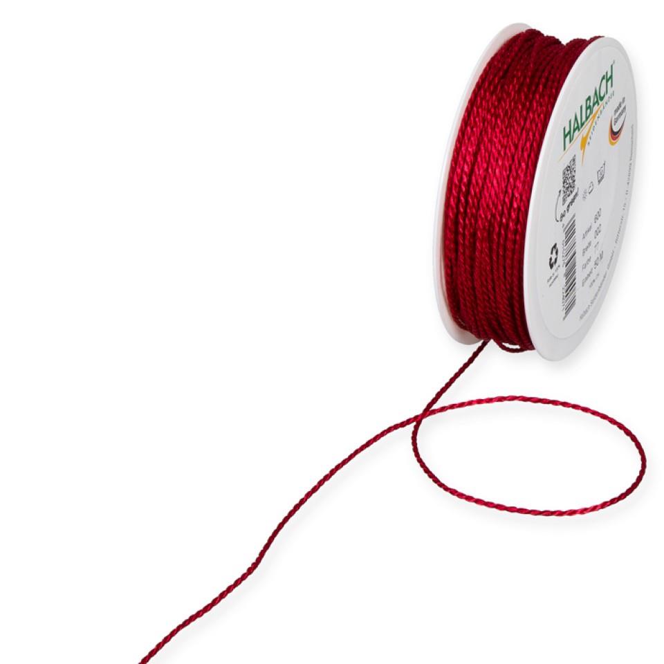 Kordel 2mm rot 77 Kordel 2mm rot 77