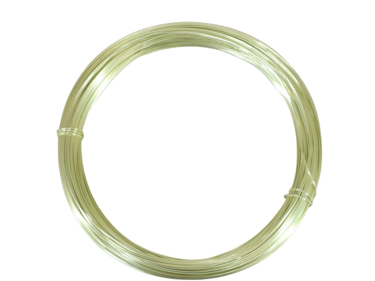 Aluminium-Draht 1,0mm 60m, limone