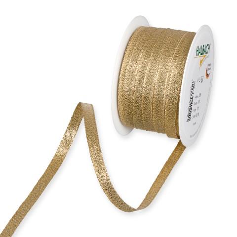 Weihnachtsband 10 mm 50 Meter gold 311 Weihnachtsband 10 mm 50 Meter gold 311
