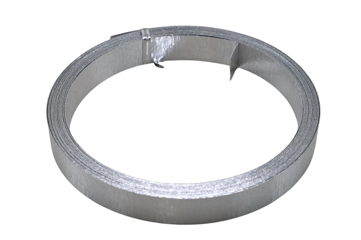 Alu Flachdraht 15mm 5m silber