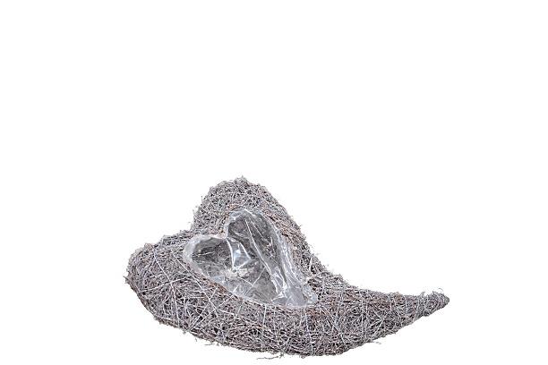 Herz z. Pflanzen Rebe gekalkt D27xL48cm