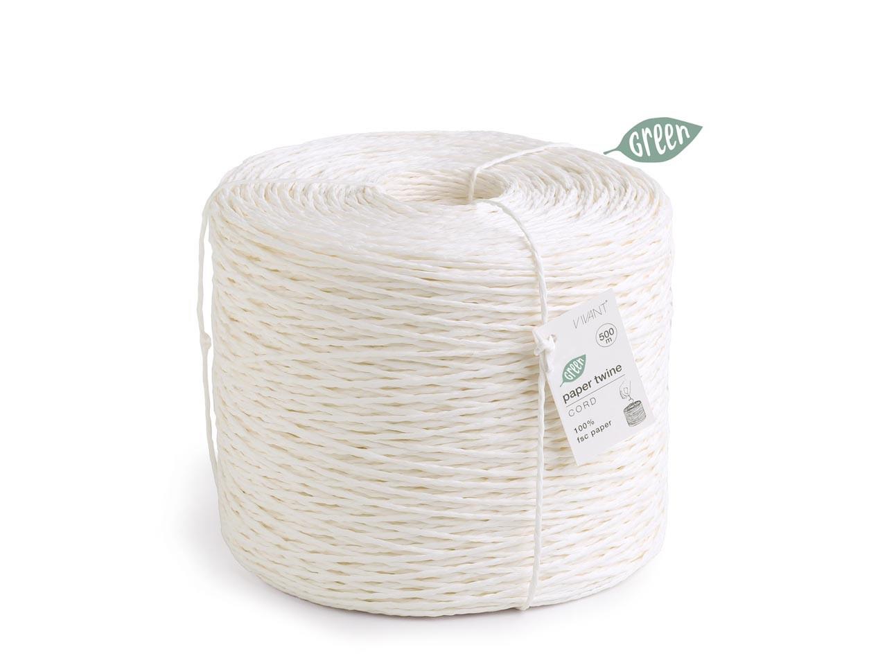 Schnur Paper Twine 1,5 mm 500 Meter weiss 00 Schnur Paper Twine 1,5 mm 500 Meter weiss 00