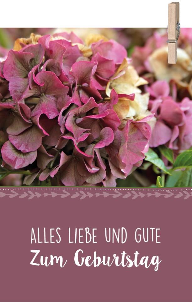 Minikarten Alles Liebe und Gute zum Geburtstag 7,5x5 cm Minikarten Alles Liebe und Gute zum Geburtstag 7,5x5 cm