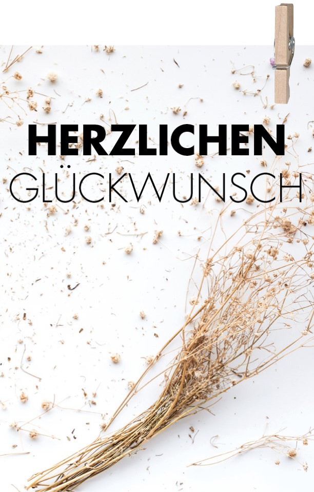 Minikarten Herzlichen Glückwunsch 7,5x5 cm