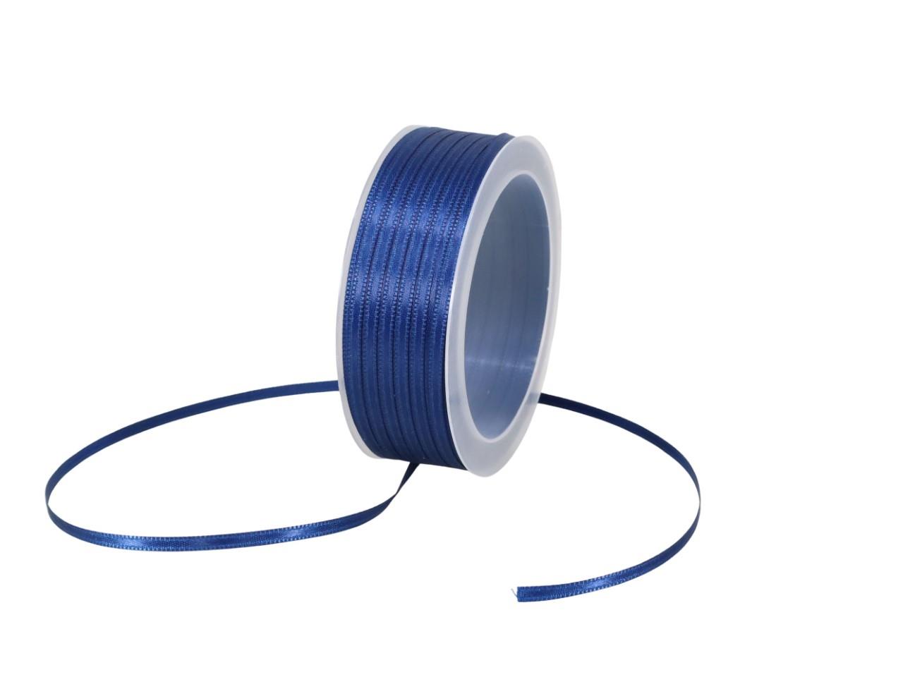 Satinband 3 mm 50 Meter nachtblau 100 Satinband 3 mm 50 Meter nachtblau 100