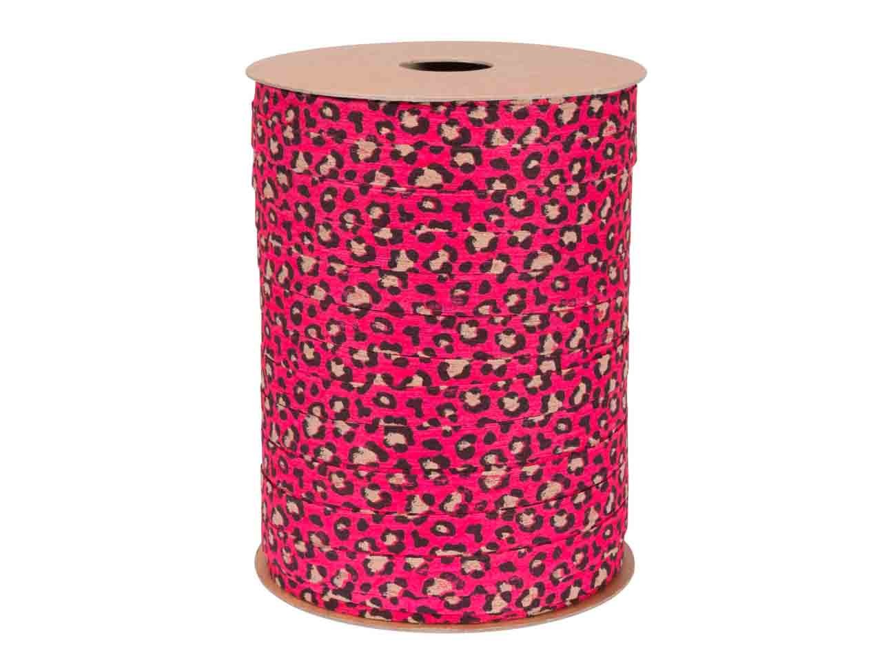 Band Jungle Mood 10 mm 100 Meter auf Pappspule pink 241