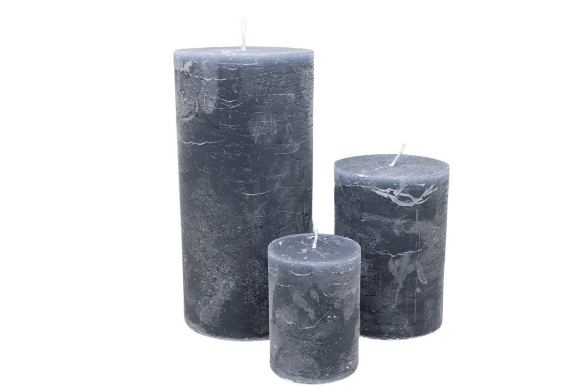 Kerze Rustika 100/70mm black