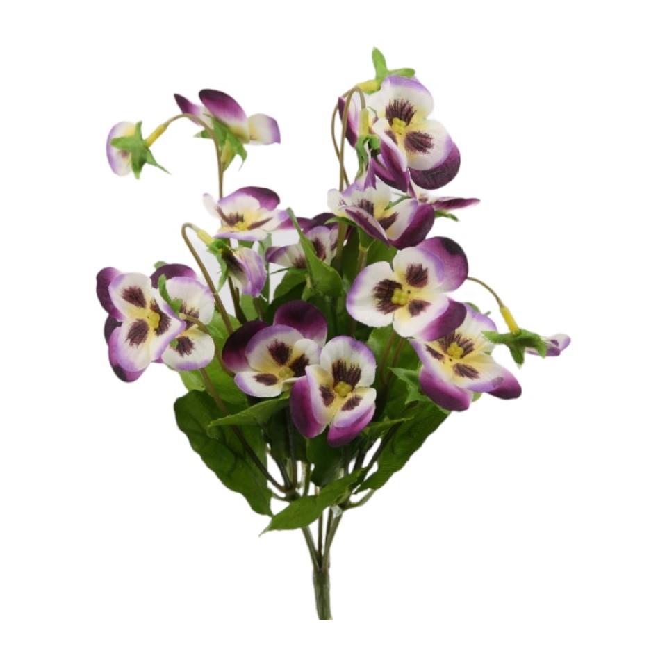 Hornveilchenbusch 5fach purple-cream H21 cm Hornveilchenbusch 5fach purple-cream H21 cm