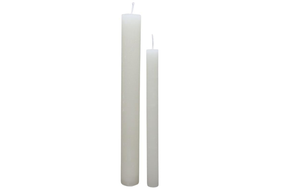 Stabkerze Rustika 240/34mm creme