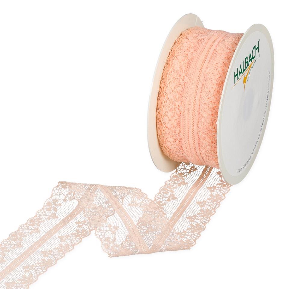 Spitze 36 mm 15 Meter light apricot 420