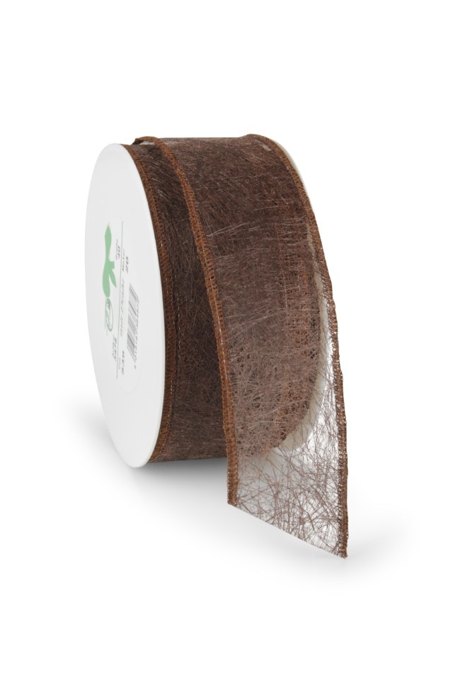 Vliesband wetterfest  braun 60 mm, 539
