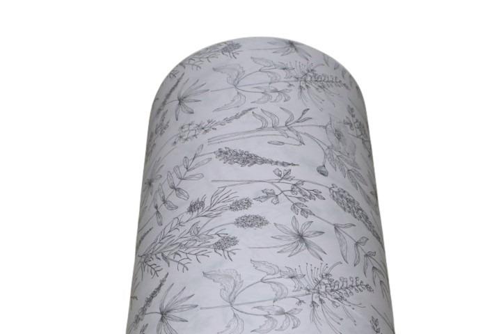 Blumenseide Poppy grau 50cm 6kg, weiß NETTO