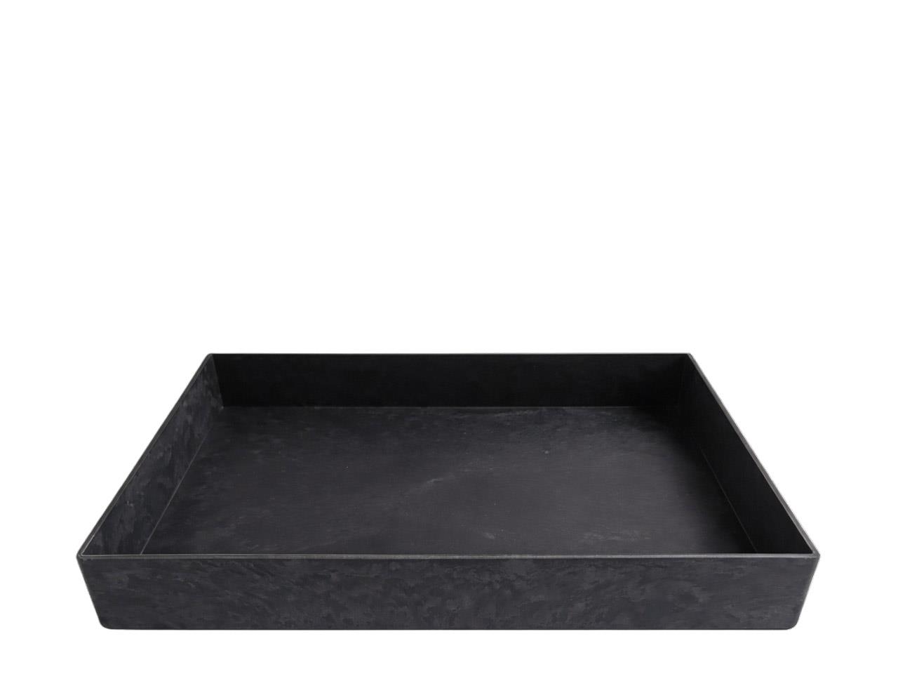 Pflanztablett rechteckig KARA Kunststoff anthrazit L43 B34cm