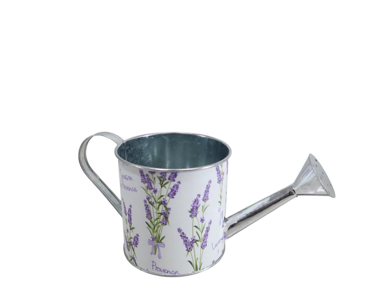 Gießkanne z. Pflanzen "Lavendel" Metall D14xL33cm
