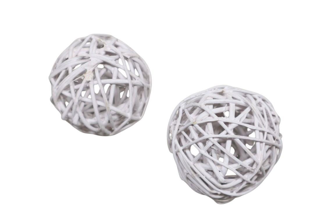 Lataball D8cm whitewashed