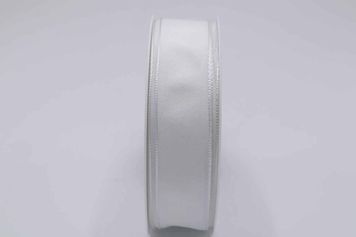 Drahtkantenband 25 mm white 11