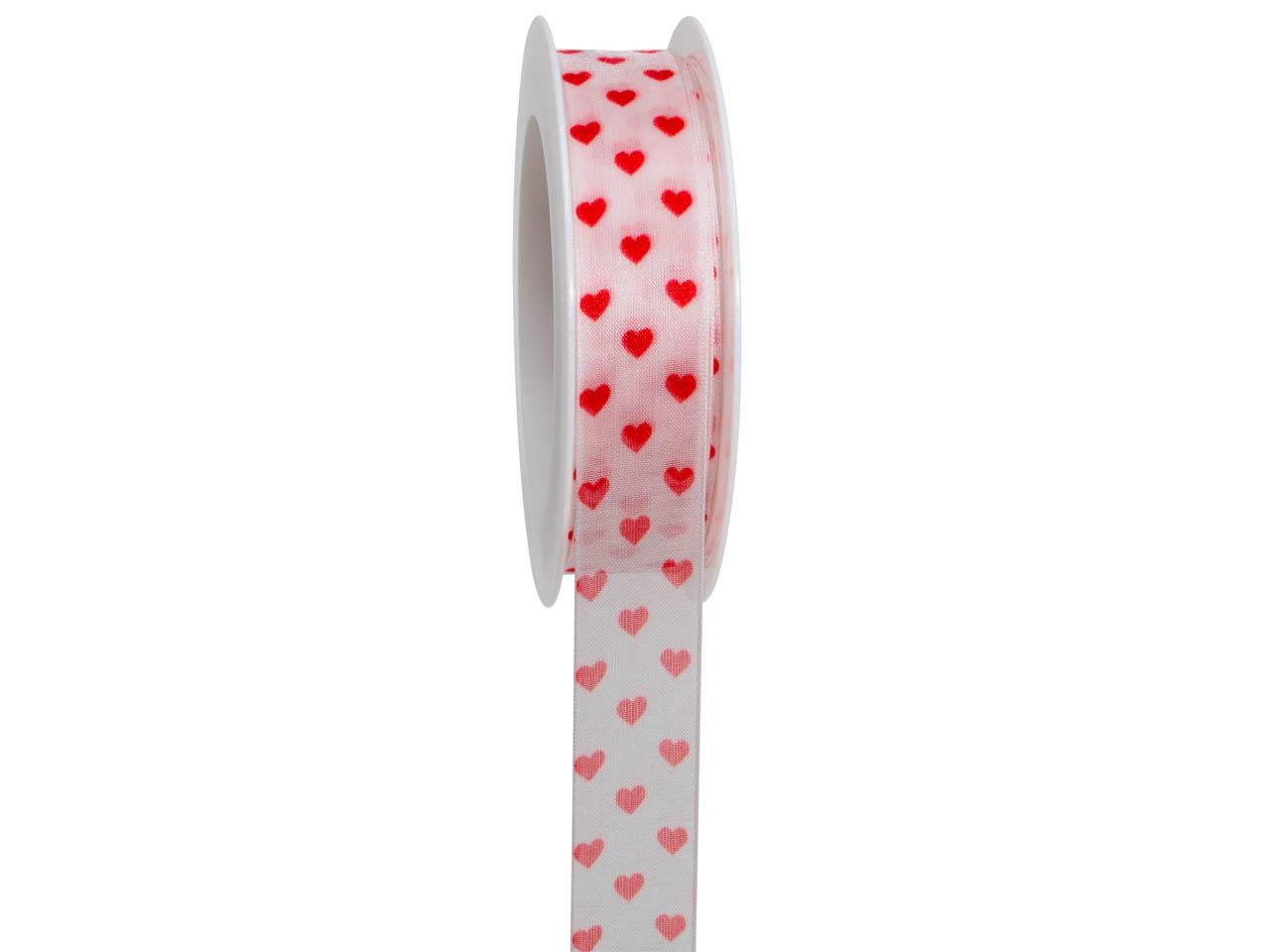 Band Amore 25 mm 18 Meter weiss 01