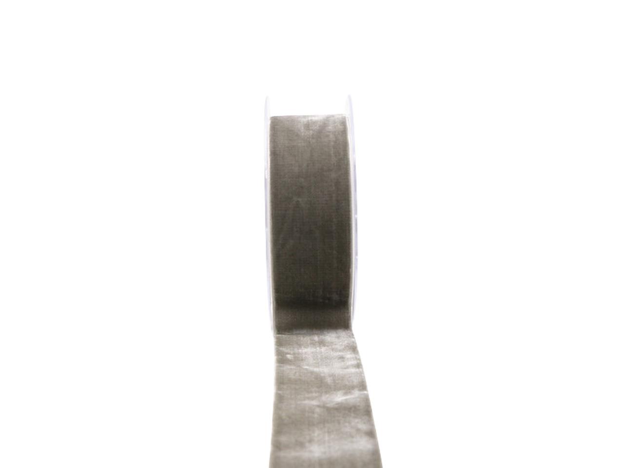 Band Velvet 40 mm 8 Meter grau 750