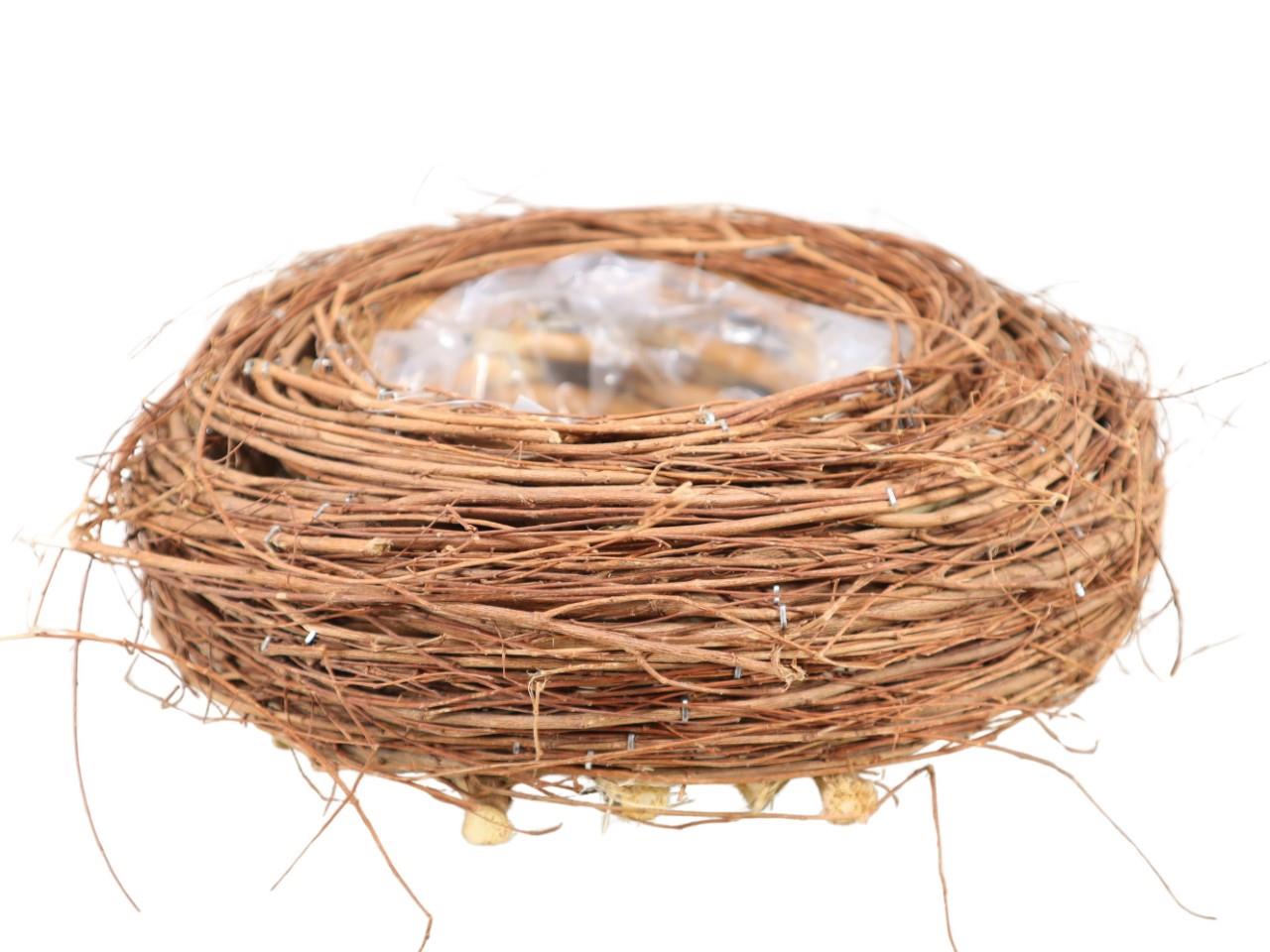 Pflanzrondell Weide-Materialmix natur D30cm