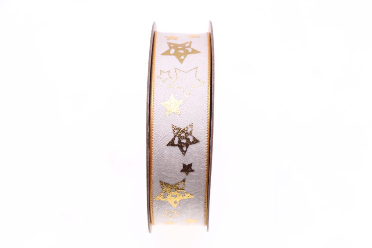 Band Lyra 25 mm 15 Meter creme 420
