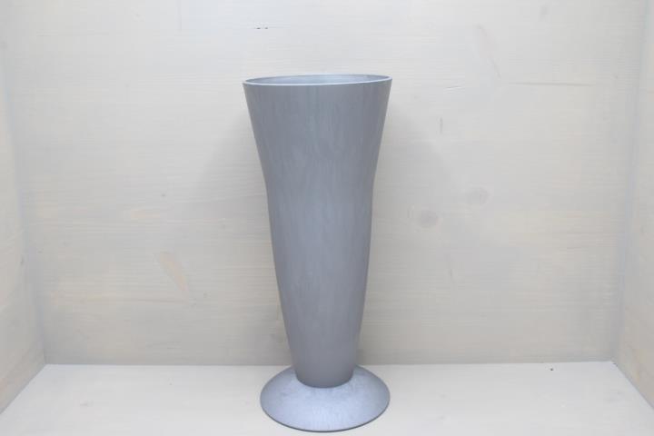 Twin-Vase H20 D11cm zink