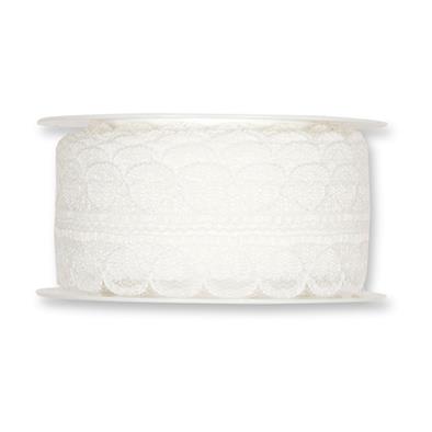 Herzchen-Spitze 25 mm 15 Meter offwhite 11 Herzchen-Spitze 25 mm 15 Meter offwhite 11