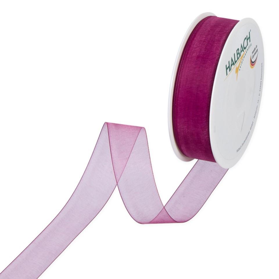 Organza 25mm o.Dr. beere505 Organza 25mm o.Dr. beere505