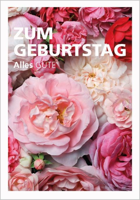 Minikarten Zum Geburtstag 7,5x5 cm