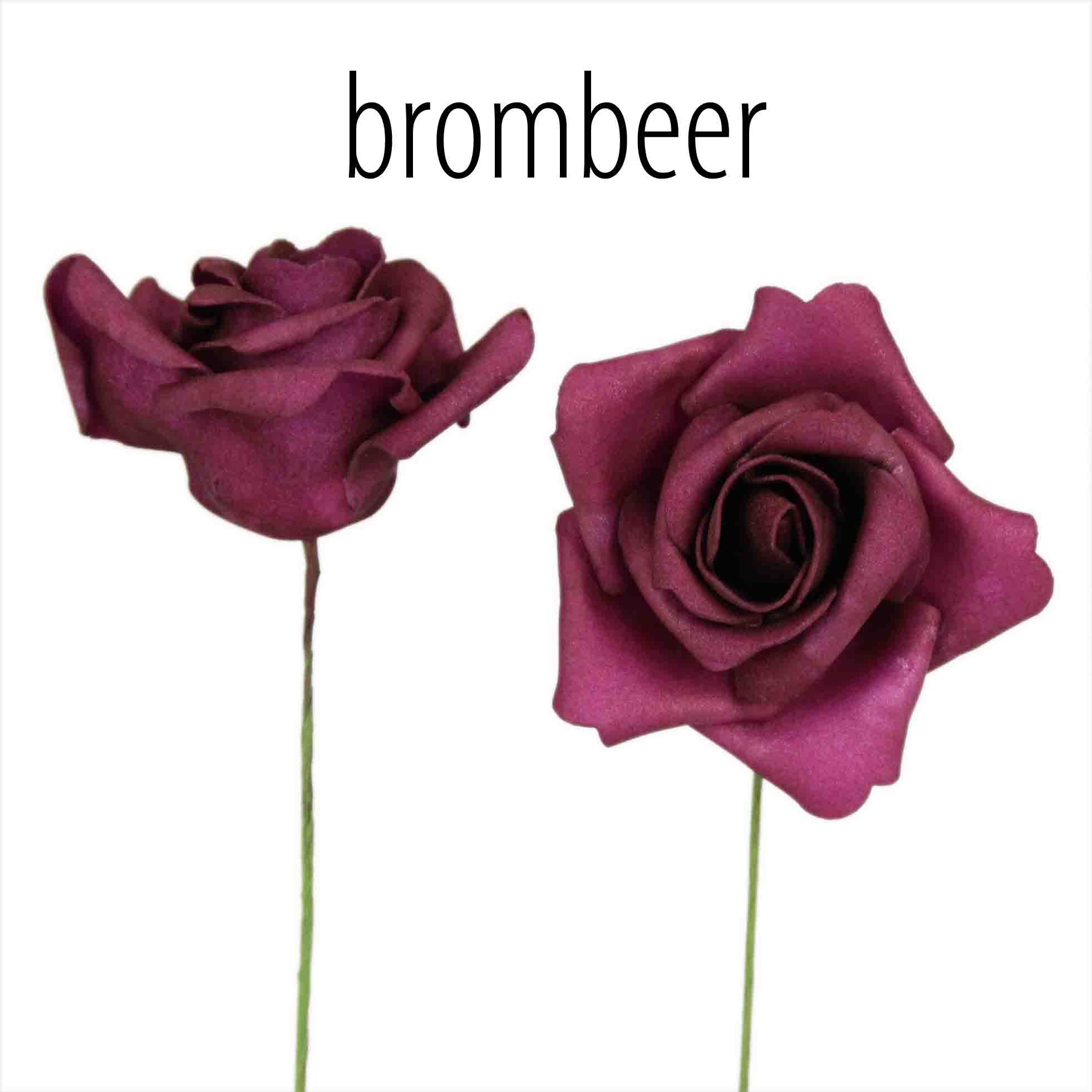 Foam-Rose brombeer D10cm