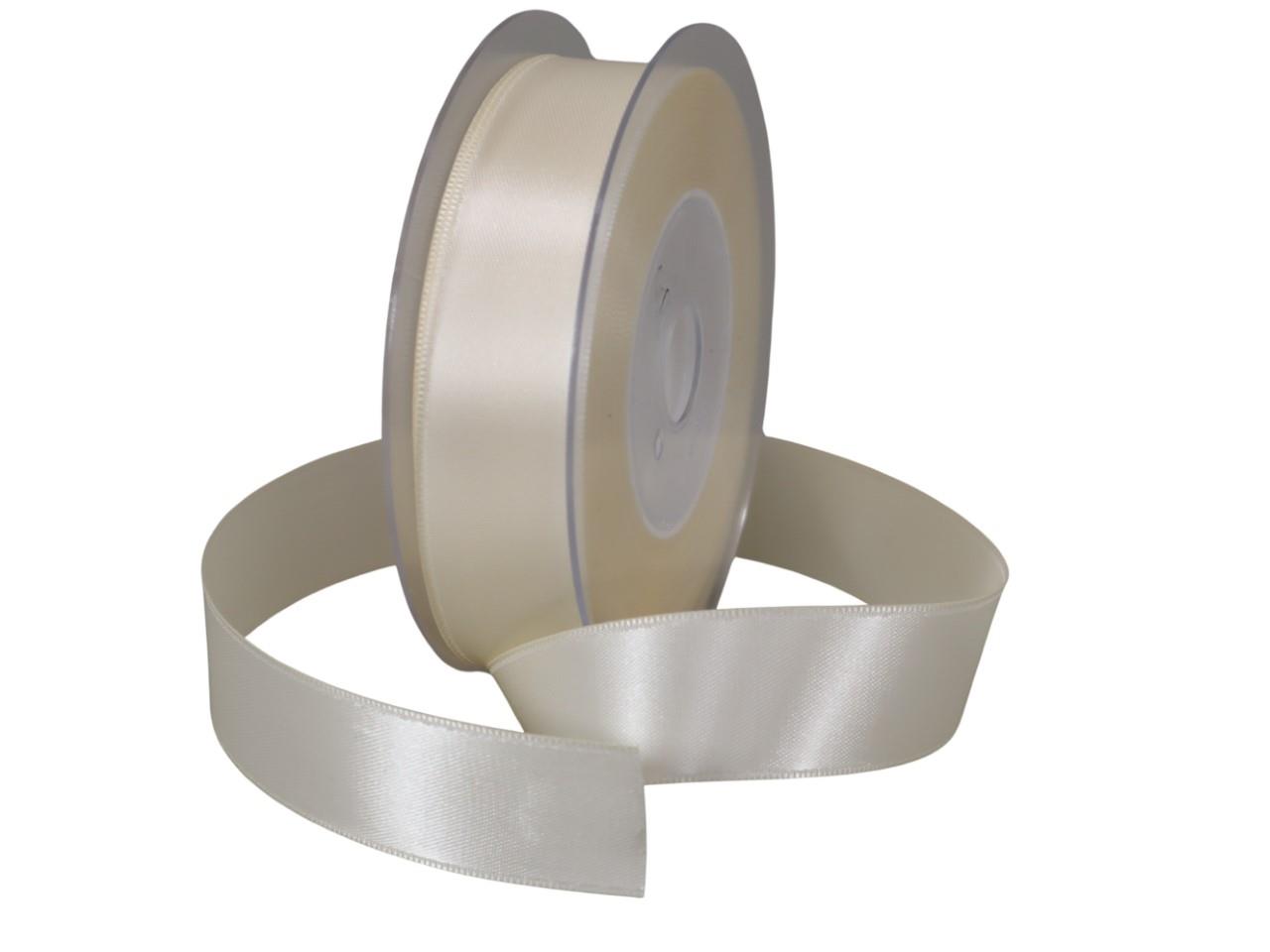 Satinband 10 mm 25 Meter creme 420