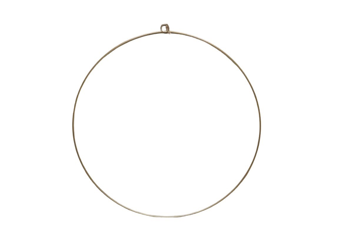 Metall Ring gold 50cm
