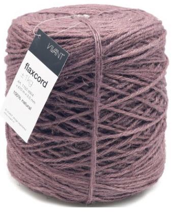 Kordel Flaxcord 3,5 mm auf Spule ca. 1 kg Farbe 37 lavendel Kordel Flaxcord 3,5 mm auf Spule ca. 1 kg Farbe 37 lavendel