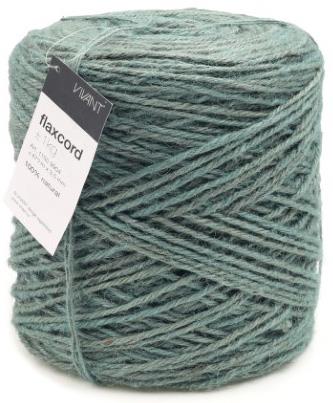Kordel Flaxcord 3,5 mm auf Spule ca. 1 kg Farbe 46 jade Kordel Flaxcord 3,5 mm auf Spule ca. 1 kg Farbe 46 jade