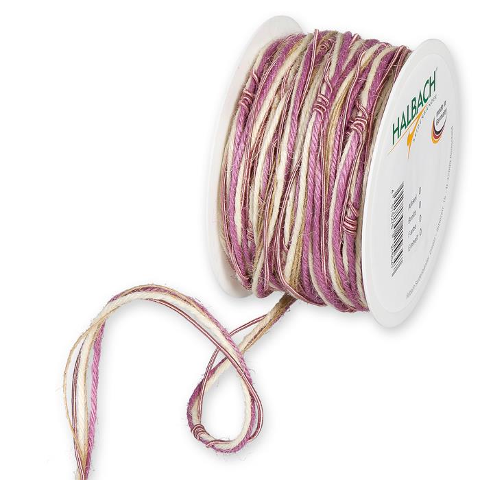 Kordel Materialmix 5 mm 18 Meter flieder 125