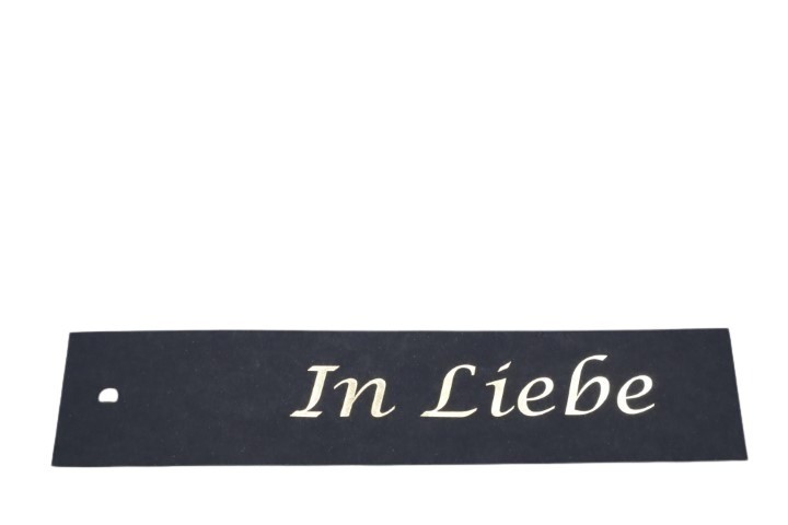 Trauer Anhänger "In Liebe" 4,5x20cm