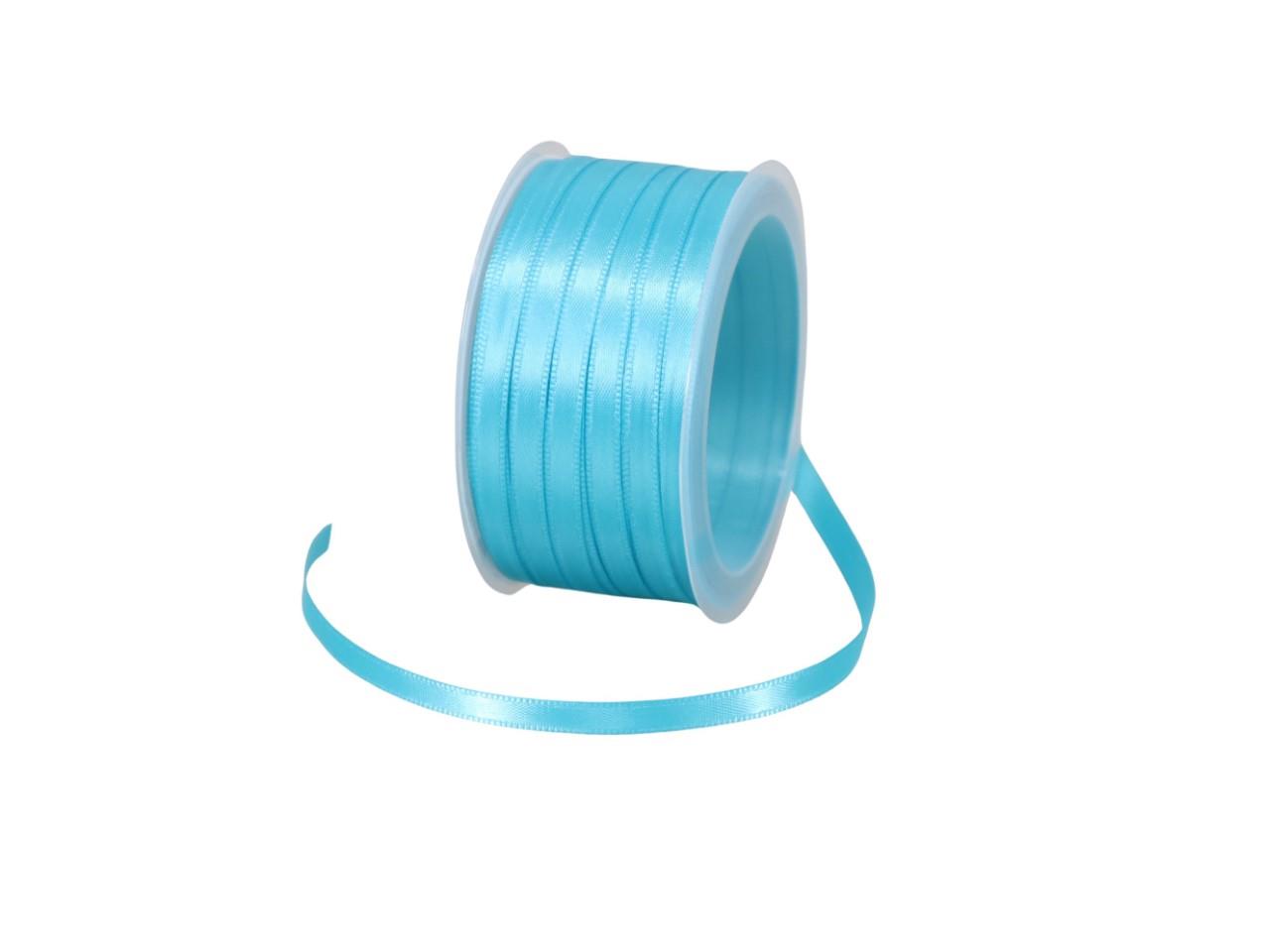 Satinband 6 mm 50 Meter türkis 150 Satinband 6 mm 50 Meter türkis 150