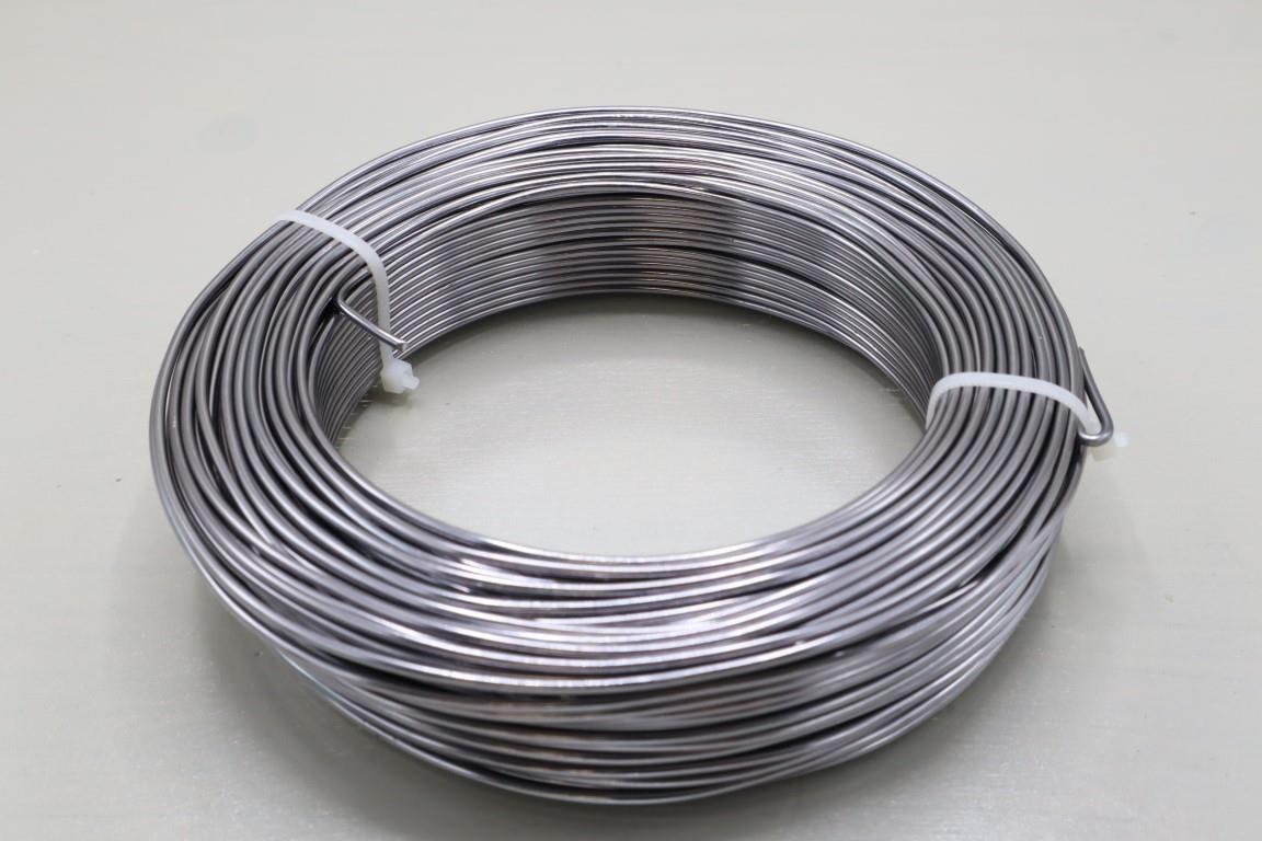 Aluminium-Draht 2,0 60m/500 gr. anthrazit NETTO
