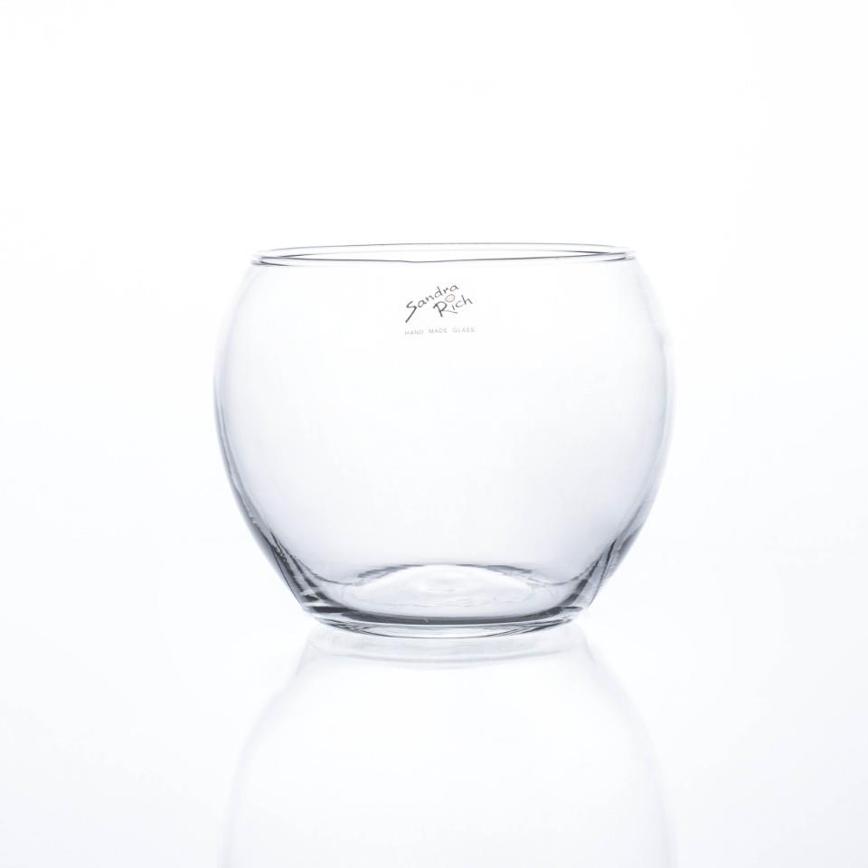 Kugelvase Fisch Bowl H 13 cm D 15 cm klar