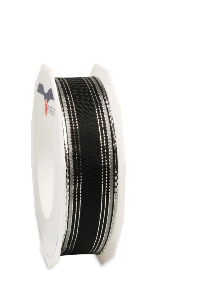 Band Chamonix 25mm 20 Meter schwarz