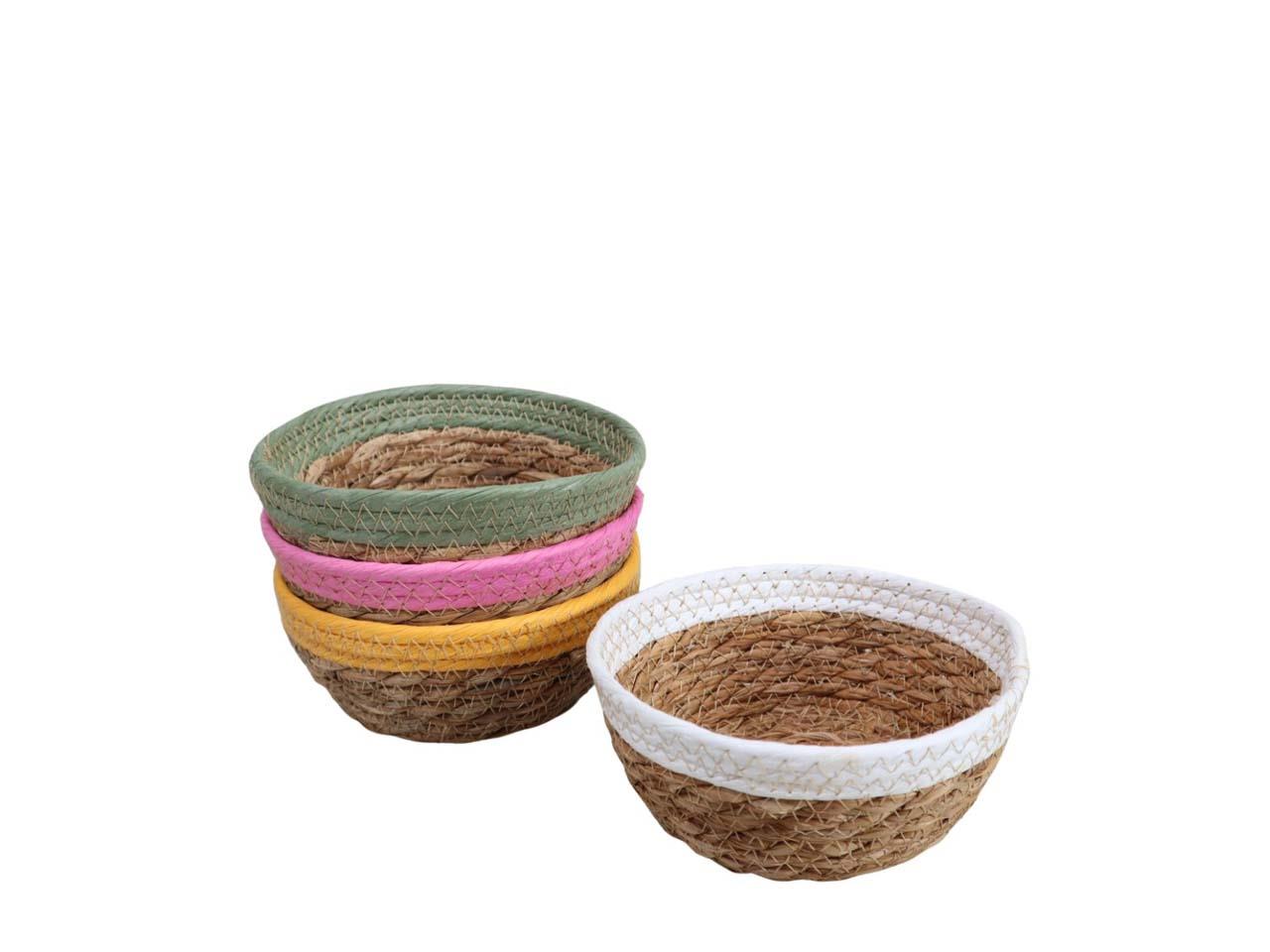 Schale Seegras farbmix-natur D14cm