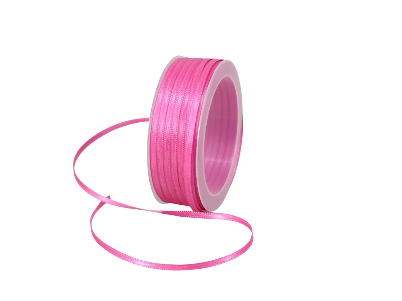 Satinband 3 mm 50 Meter hellpink 640