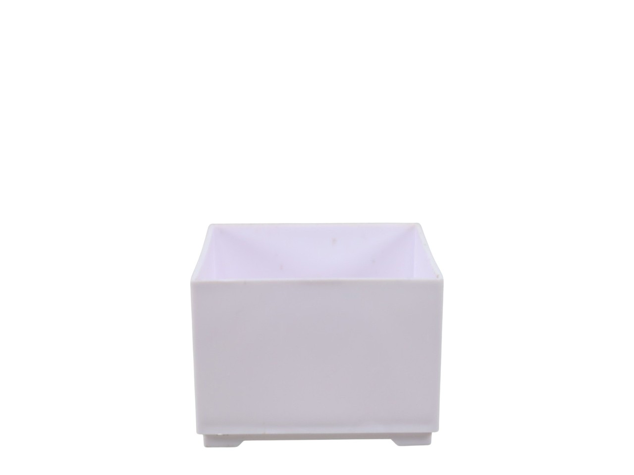 Steckschale eckig Sanremo D7,5cm H4,5cm weiß NETTO