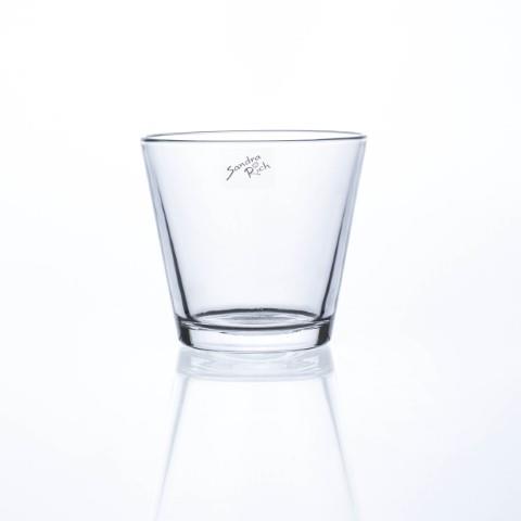 Glas konisch H 13 D 14 cm Glas konisch H 13 D 14 cm