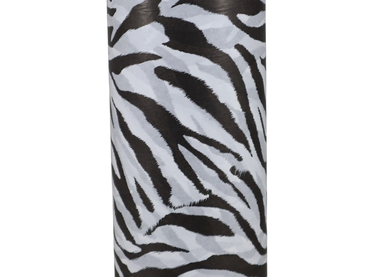 Blumenseide 75cm 9kg, Zebra schwarz auf weiß NETTO