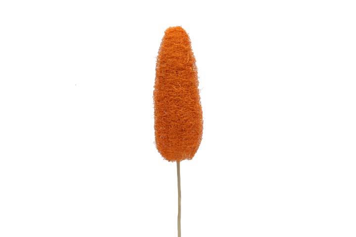 Luffa orange gestielt 14-20cm