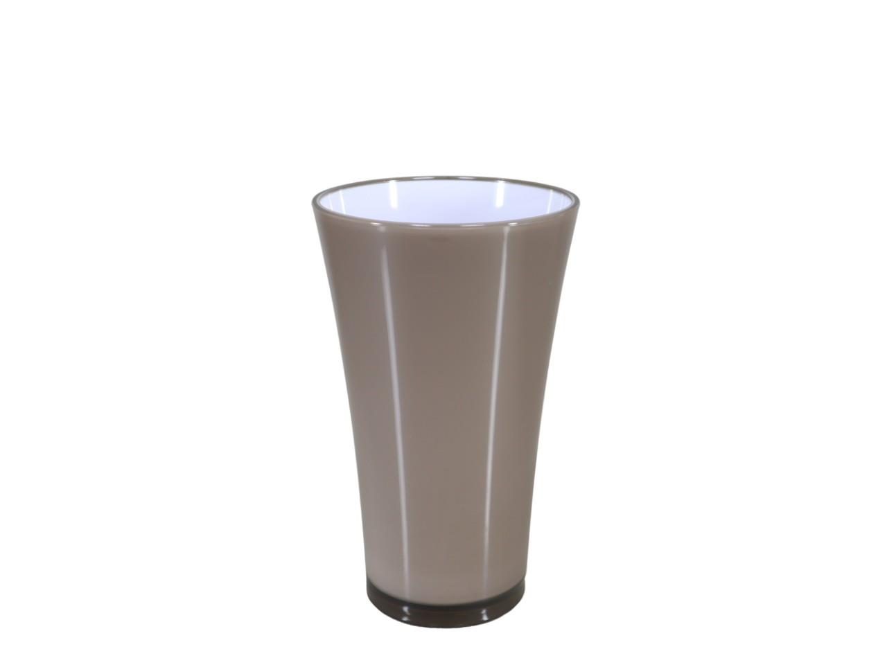 Gebrauchsvase Cristal H27 D16,5 taupe