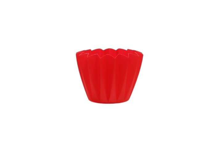 Topf ADONIS Plastik karminrot D14cm