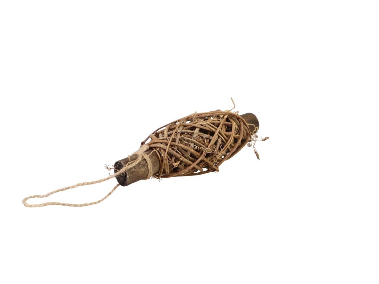 Hänger Garnrolle aus Holz/Rattan natur L20cm Hänger Garnrolle aus Holz/Rattan natur L20cm