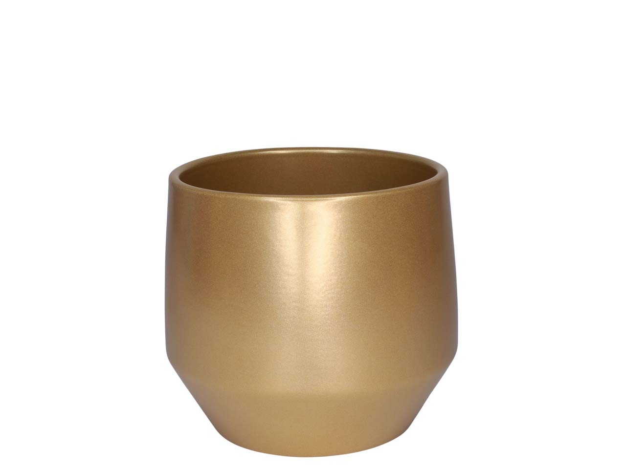 Übertopf Keramik perlgold D16cm